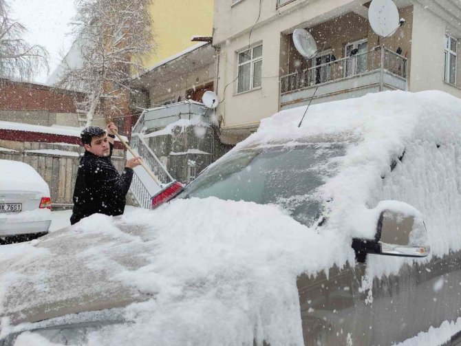 Ardahan’da Yoğun Kar Yağışı