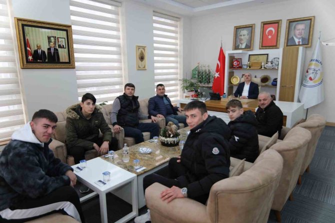 Başkan Kılıç Şampiyon Judocuları Ağırladı