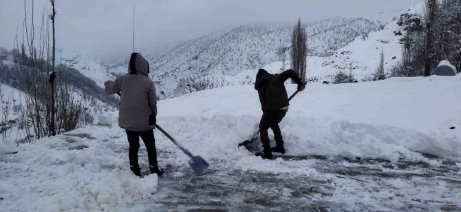 Batman’da Kar Yağışıyla Birlikte 48 Yerleşim Yerine Ulaşım Sağlanamıyor