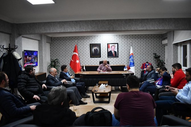 Başkan Aydım Basın Mensupları İle Bir Araya Geldi