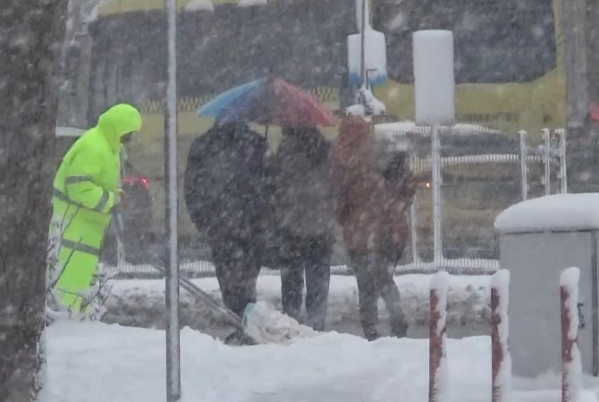 Gaziantep’te Kar Yağışı Etkili Oluyor