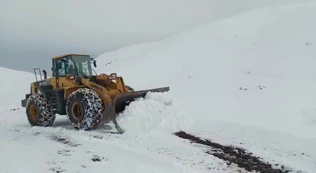 Siirt’te Yoğun Kar Yağışı Nedeniyle Köy Yolları Ulaşıma Kapandı