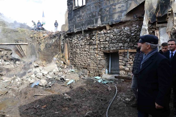 Yangınzede Aileye ‘Geçmiş Olsun’ Ziyareti