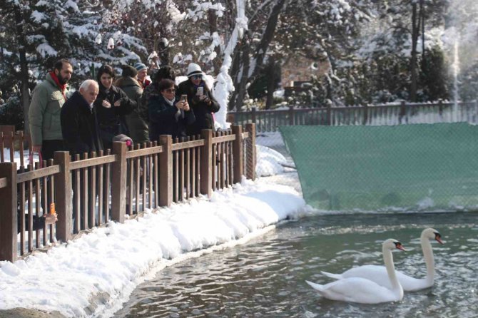 Başkent Beyaz Örtüye Teslim Oldu