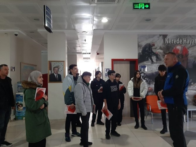 Lise Öğrencileri Afad’ı Tanıdı