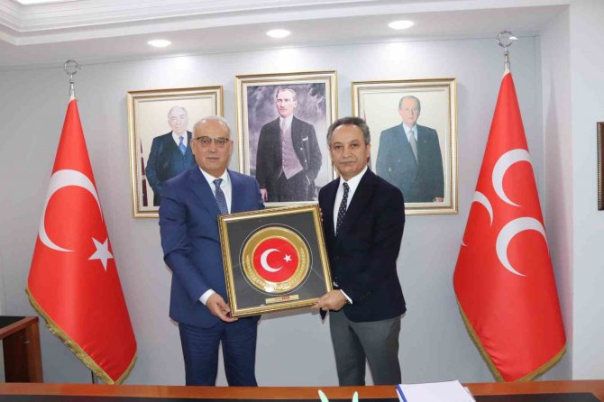 Dai̇mfed Genel Başkanı Karslıoğlu, Mhp İ̇l Başkanı Kanlı’yla İnşaat Sektörünün Sorunlarını Konuştu