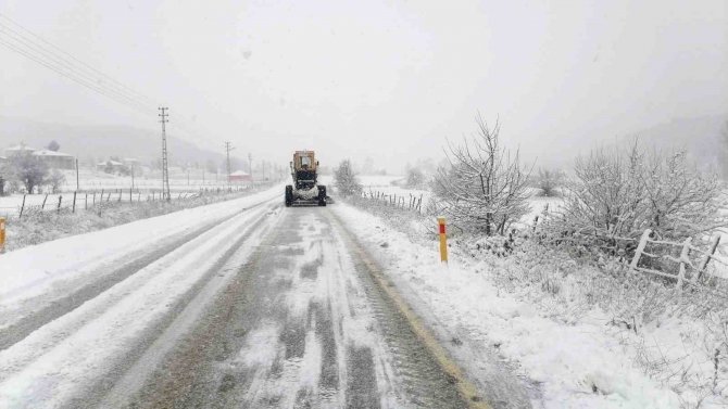 Kahramanmaraş’ta Karla Mücadele