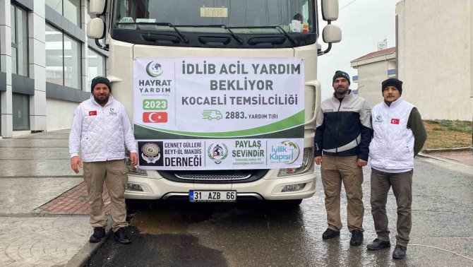 Soğuk Kış Gününde İ̇dlib’e Yürekleri Isıtan Yardım