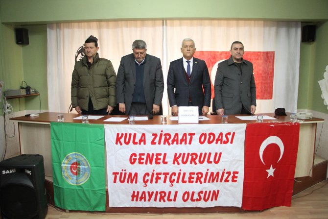 Kula Ziraat Odası’nda Başkan Topal Güven Tazeledi