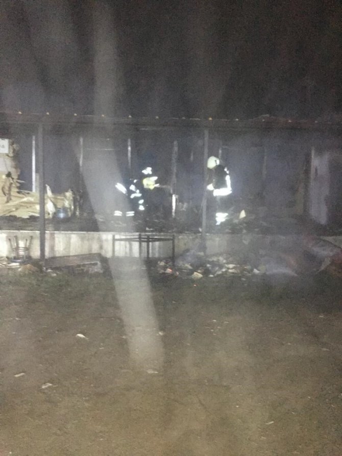 Muğla’da Korkutan Ev Yangını