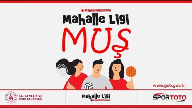 Muş’ta “Mahalle Ligi Projesi” İle Gençler Spora Teşvik Ediliyor