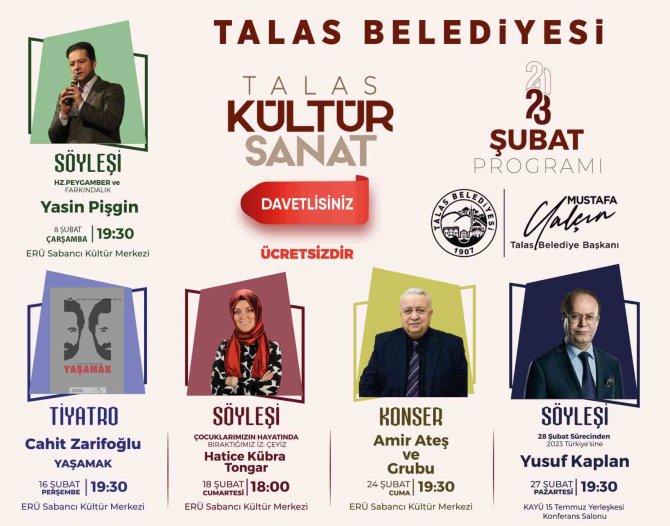 Şubat’ta Da Dolu Dolu Kültür Sanat