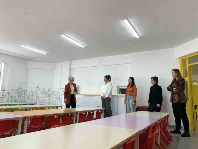 Veliler Meb’in Ücretsiz Yemek Uygulaması İçin Yapılan Hazırlıkları Yerinde İnceledi