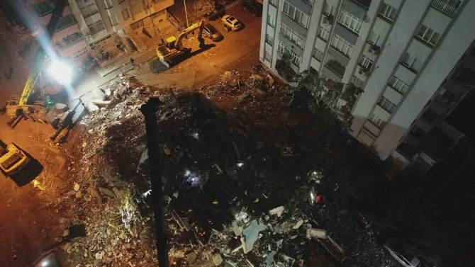 Adana’da Arama-kurtarma Çalışmaları Havadan Görüntülendi