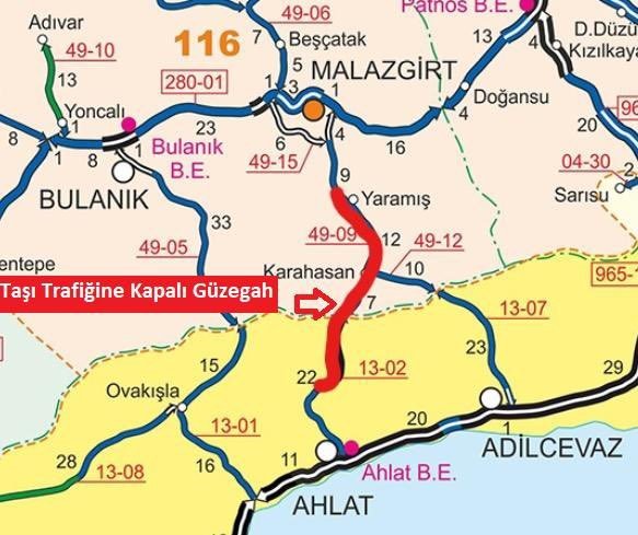 Bitlis’te Kara Teslim Oldu, Birçok Yol Ulaşıma Kapandı