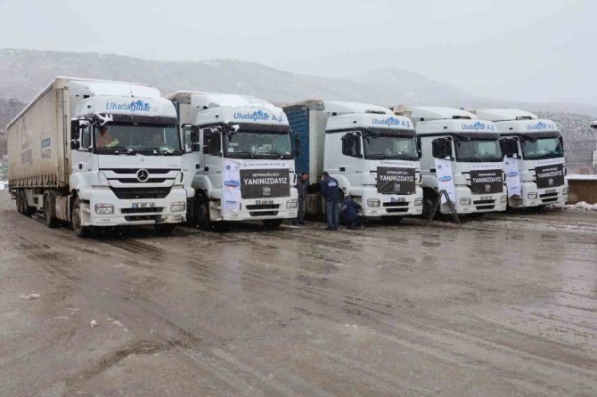 Bursa’dan Gaziantep’e Erzak Yardımı