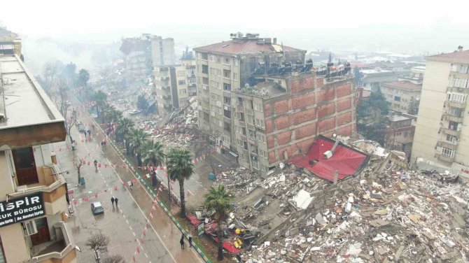 Depremin Acı Bilançosunu Havadan Çekilen Görüntüler Gözler Önüne Serdi