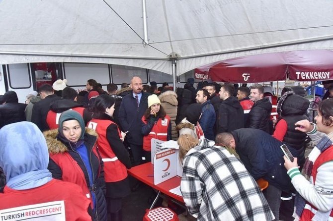 Tekkeköy’den Depremzedeye Kan Bağışı Seferberliği