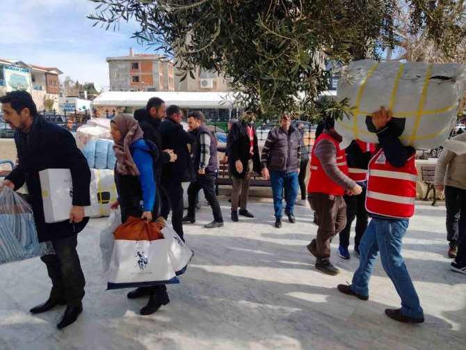 Didim’den Deprem Bölgelerine Yardımlar Ulaştırılacak