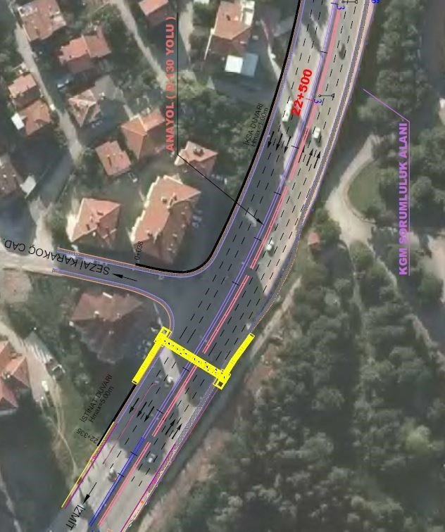 Gölcük Donanma Mahallesi’ne Yaya Üst Geçidi Yapılacak