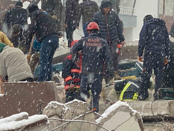 Elazığ Belediyesi İtfaiye Ekipleri, Deprem Bölgesinde