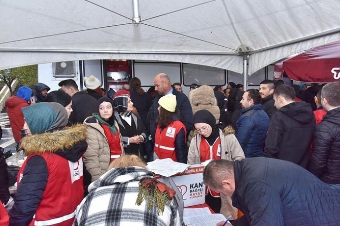 Tekkeköy’den Depremzedeye Kan Bağışı Seferberliği