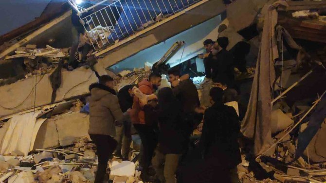 Malatya’da Çok Sayıda Bina Çöktü, Enkazda Aramalar Sürüyor