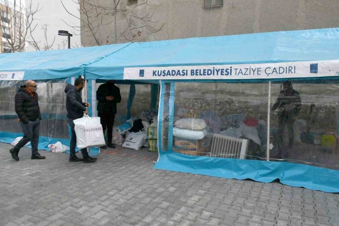 Başkan Günel’in Çağrısı İle Kuşadası Depremzedeler İçin Tek Yürek Oldu