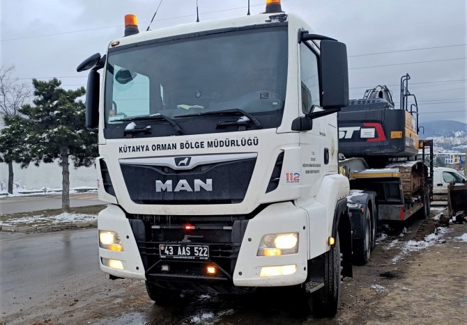 Kütahya Obm Deprem Bölgesine İş Makinesi Ve Personel Gönderdi