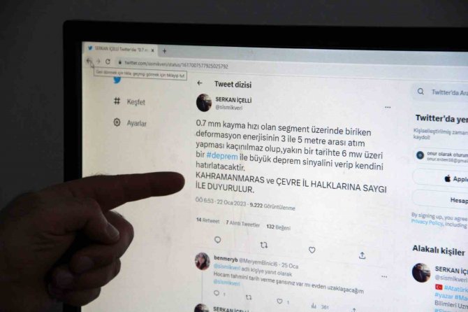 Sivaslı Deprem Bilimci, Kahramanmaraş’ı 2 Hafta Önce Uyarmıştı