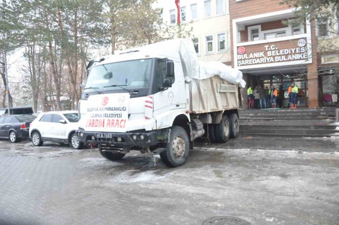Bulanık Belediyesinden Deprem Bölgesine Yardım Eli