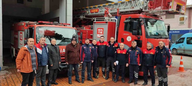Sinop Belediyesi Kahramanmaraş’a İtfaiye Ekibi Sevk Etti