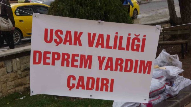 Uşaklılar Deprem Bölgesi İçin Seferber Oldu