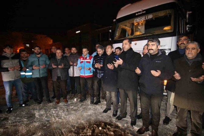 Tutak’tan Toplanan Yardımlar Yola Çıktı