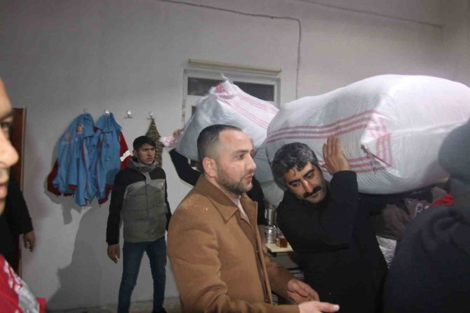 Tutak’tan Toplanan Yardımlar Yola Çıktı