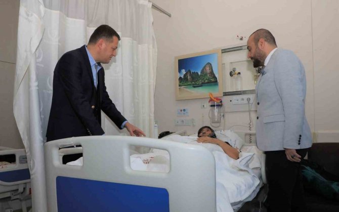 Alanya’ya Getirilen Depremzedelerin Tedavisine Başlandı