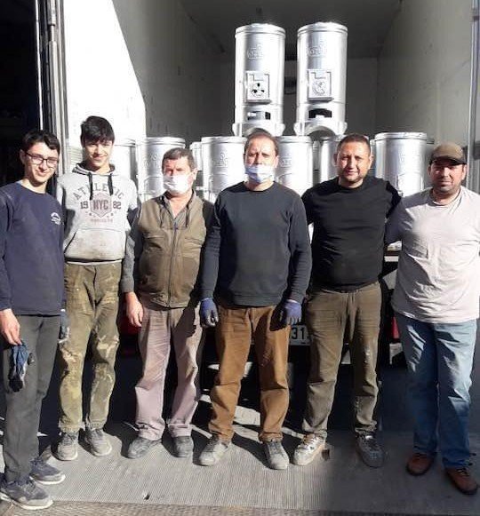 Bozdoğan Sobaları Depremzedeleri Isıtacak