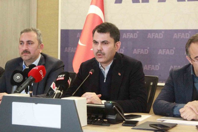 Bakan Kurum: “Bu Deprem Nüfus İtibarıyla 13,5 Milyon Vatandaşımızı Etkiledi”