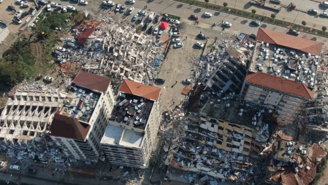 Depremin Vurduğu Hatay Havadan Böyle Görüntülendi