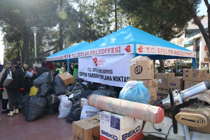 Efeler’in Yardım Kampanyası Yoğun Katılımla Devam Ediyor