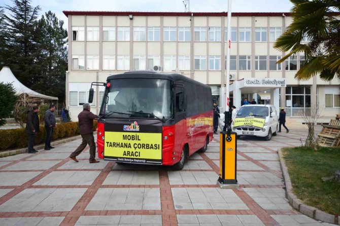Gediz’den Yardım Tırları Ve Mobil Tarhana Aracı Yola Çıktı