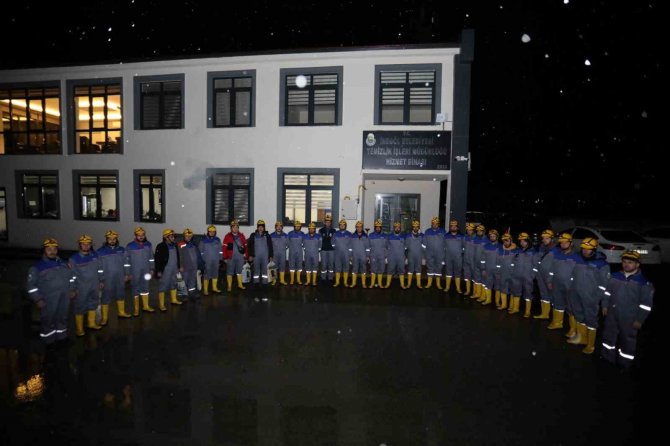 İ̇negöl Belediyesi Personeli Deprem Bölgesine Sevk Edildi