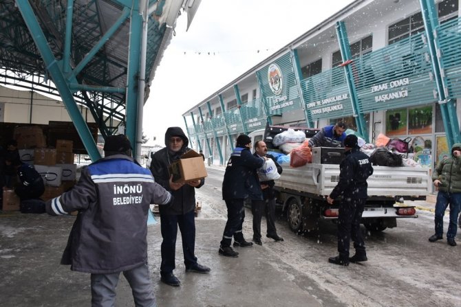 İ̇nönü Depremzedeler İçin Seferber Oldu