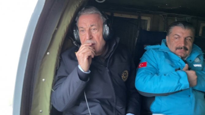 Hatay’daki Yıkım Helikopterle Havadan Görüntülendi