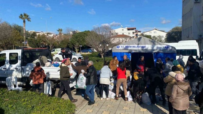 Didim’den Deprem Bölgesine Yardım Eli