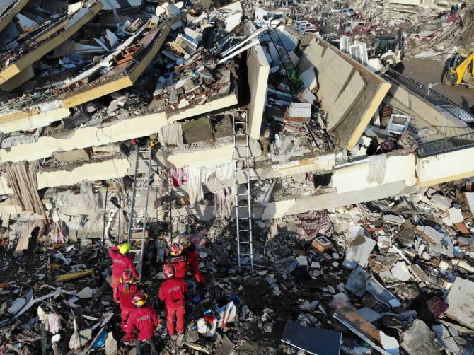 Kahramanmaraş’ta Yıkım Havadan Görüntülendi
