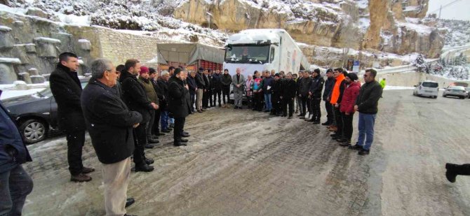 Ermenek İlçesinden Deprem Bölgesine 1 Tır Dolusu Yardım