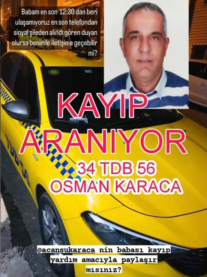 İ̇stanbul’da Taksici Aracında Ölü Bulundu