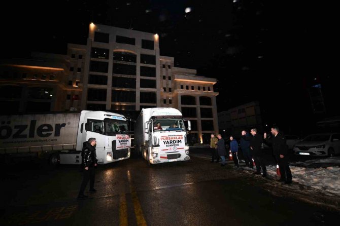 Pursaklar’dan Deprem Bölgelerine Yardım Seferberliği