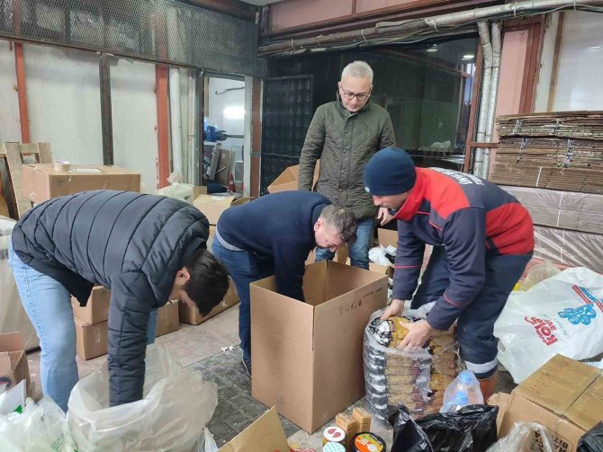 Başkan Tavlı, “Deprem Bölgelerine Yardım Çalışmalarımız Sürüyor”